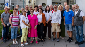 Mitglieder des SPD-Ortsvereins bei der Mitgliederversammlung im Juli 2024.